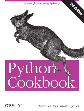 Обложка книги "Python Cookbook"